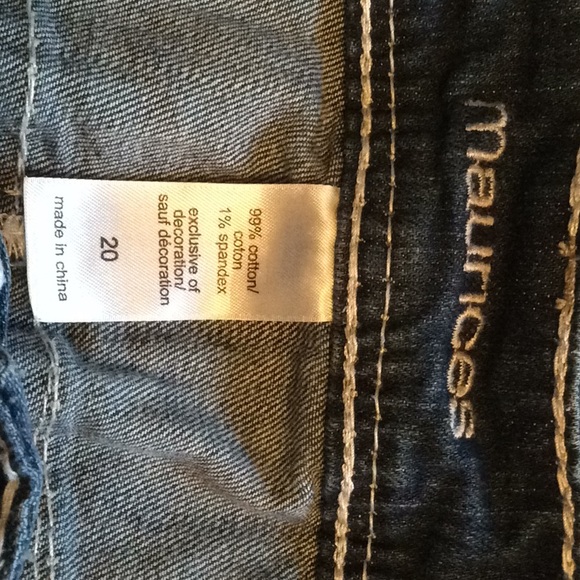 Maurice’s plus jeans. Excellent condition. Waist 20” inseam 31” can be rolled up - Picture 3 of 3